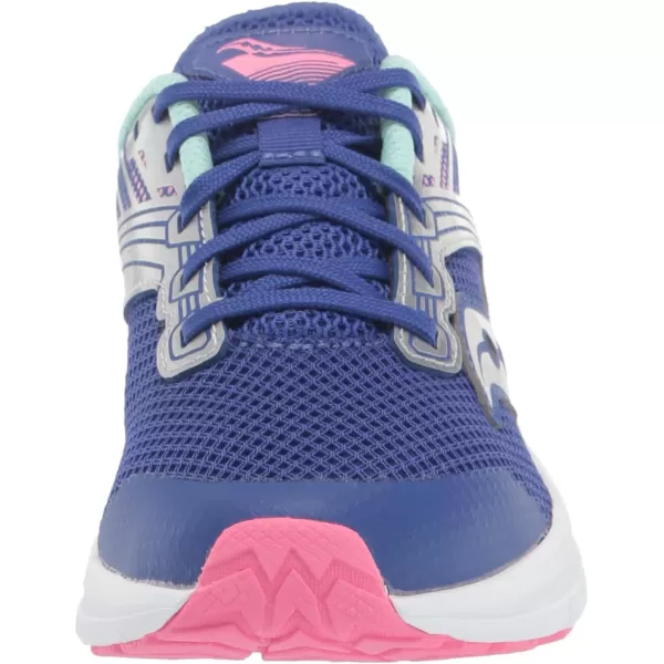 imageSaucony UnisexChild Axon Running ShoeBlueTurqPink