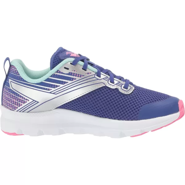 imageSaucony UnisexChild Axon Running ShoeBlueTurqPink
