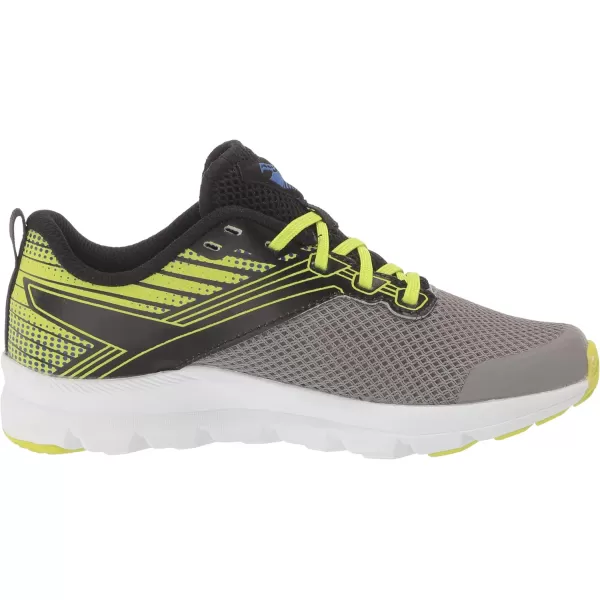 imageSaucony UnisexChild Axon Running ShoeGreyLimeBlack