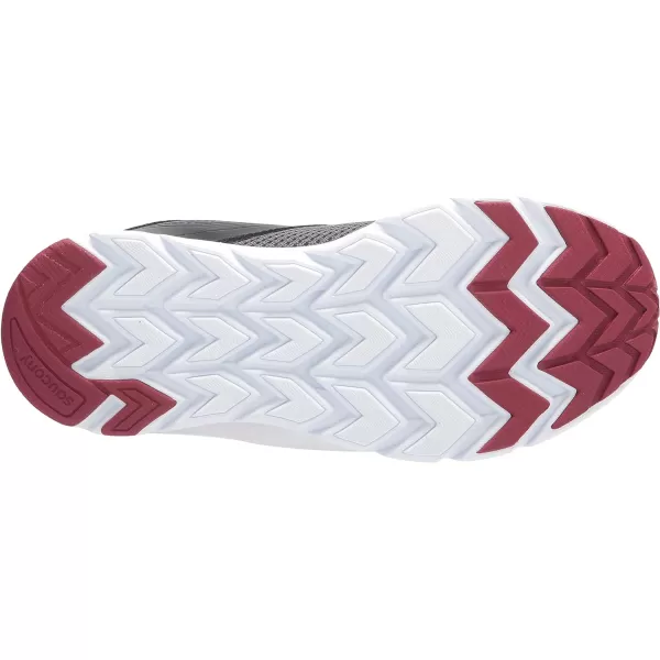 imageSaucony UnisexChild Axon Running ShoeGreyNavyMaroon