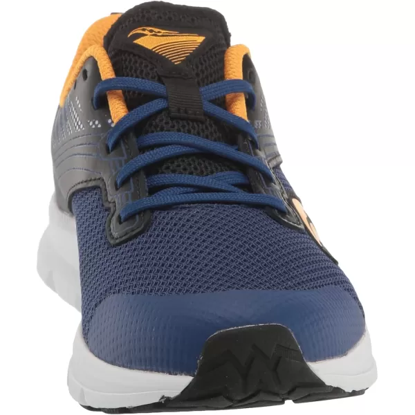 imageSaucony UnisexChild Axon Running ShoeNavyGold