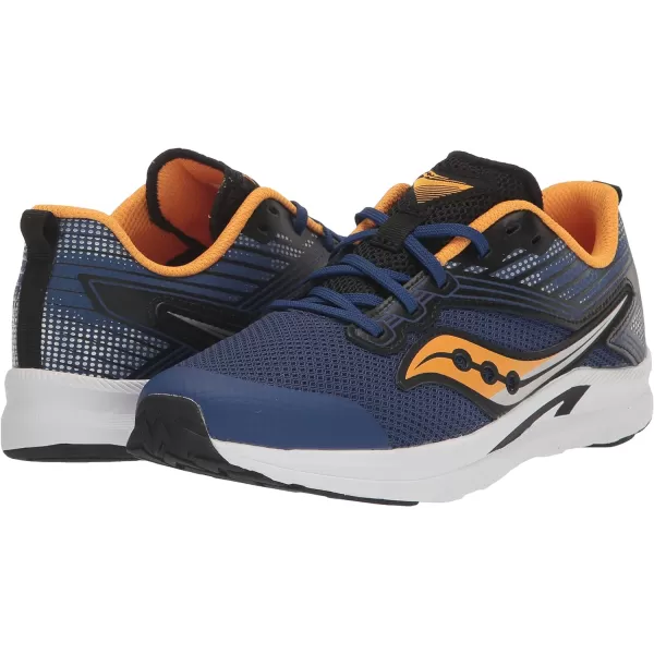 imageSaucony UnisexChild Axon Running ShoeNavyGold