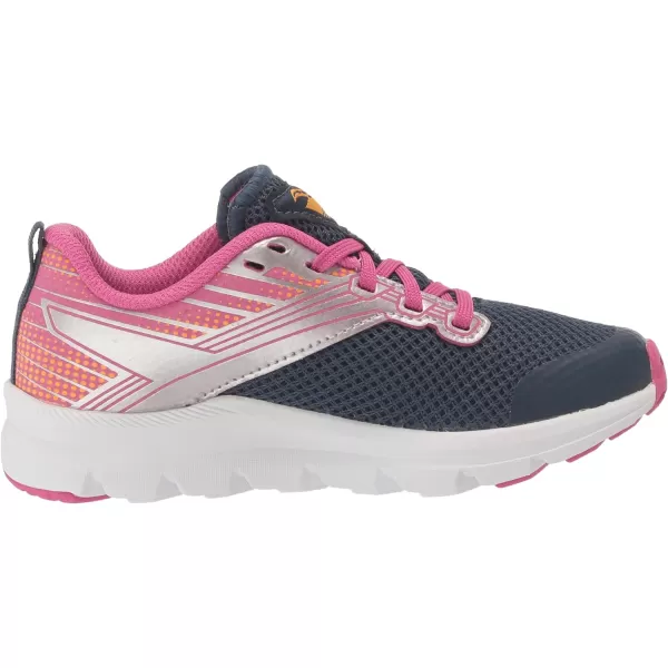 imageSaucony UnisexChild Axon Running ShoeNavyPink