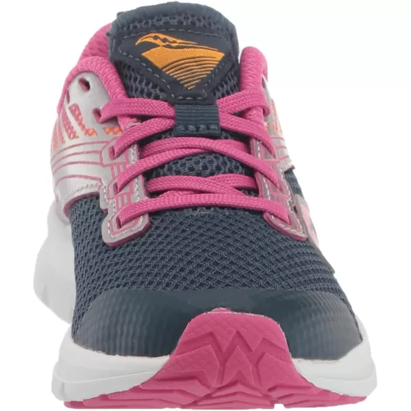 imageSaucony UnisexChild Axon Running ShoeNavyPink