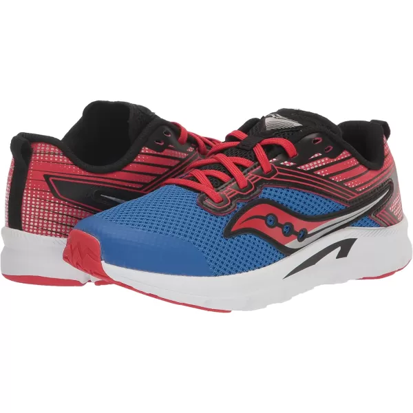 imageSaucony UnisexChild Axon Running ShoeRoyalRedBlue