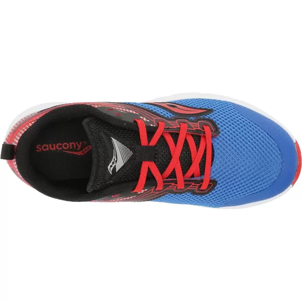 imageSaucony UnisexChild Axon Running ShoeRoyalRedBlue