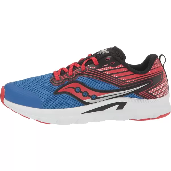 imageSaucony UnisexChild Axon Running ShoeRoyalRedBlue