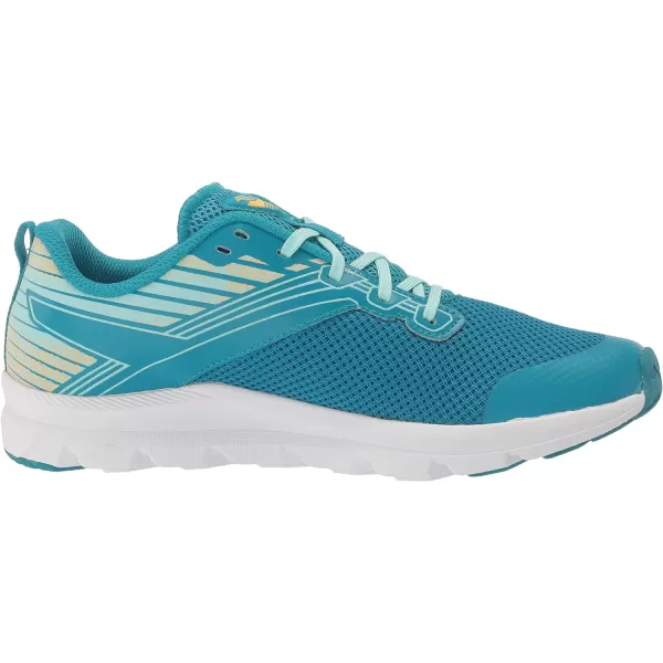imageSaucony UnisexChild Axon Running ShoeTurqYellow