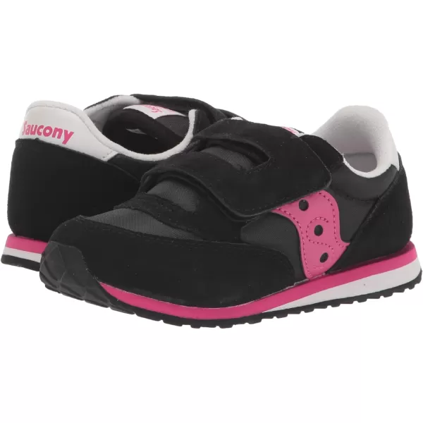 imageSaucony UnisexChild Baby Jazz Hook amp Loop SneakerBlackPink