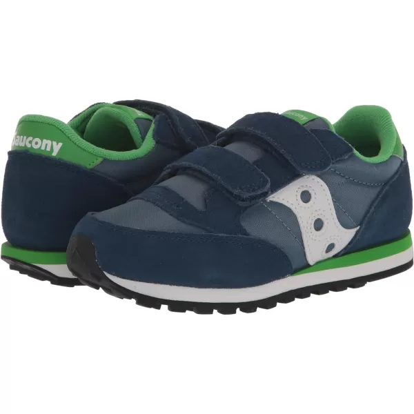 imageSaucony UnisexChild Baby Jazz Hook amp Loop SneakerBlueGreen