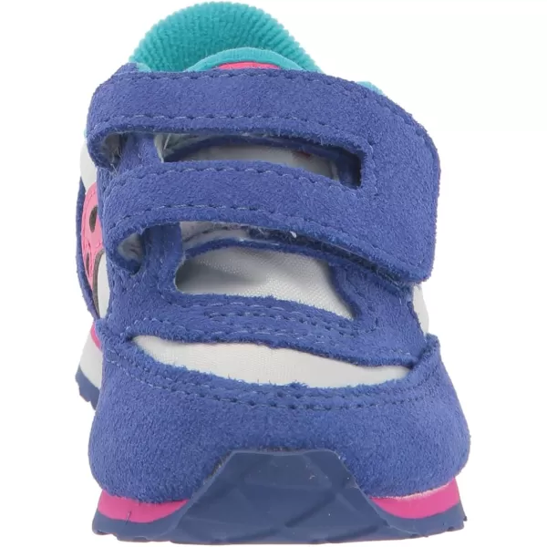 imageSaucony UnisexChild Baby Jazz Hook amp Loop SneakerBlueWhiteStripe