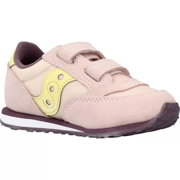 imageSaucony UnisexChild Baby Jazz Hook amp Loop SneakerBlushYellow