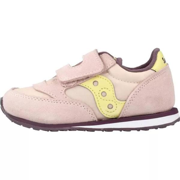 imageSaucony UnisexChild Baby Jazz Hook amp Loop SneakerBlushYellow