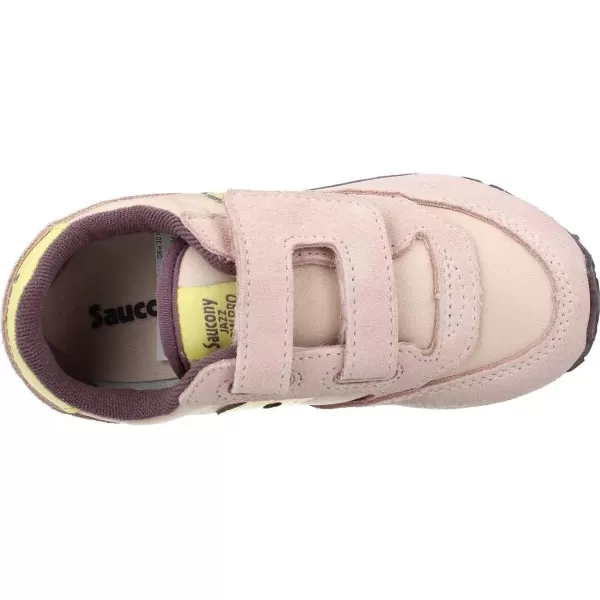 imageSaucony UnisexChild Baby Jazz Hook amp Loop SneakerBlushYellow