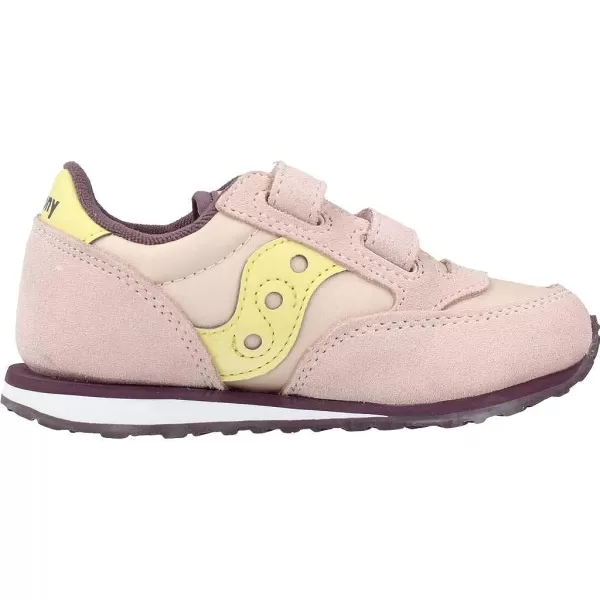 imageSaucony UnisexChild Baby Jazz Hook amp Loop SneakerBlushYellow