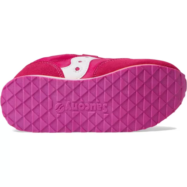 imageSaucony UnisexChild Baby Jazz Hook amp Loop SneakerFuchsiaCoralWhite