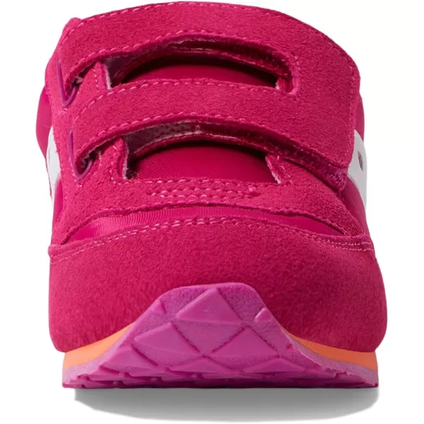 imageSaucony UnisexChild Baby Jazz Hook amp Loop SneakerFuchsiaCoralWhite