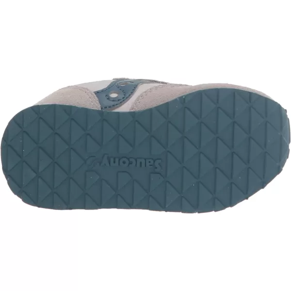 imageSaucony UnisexChild Baby Jazz Hook amp Loop SneakerGreyBlueYellow