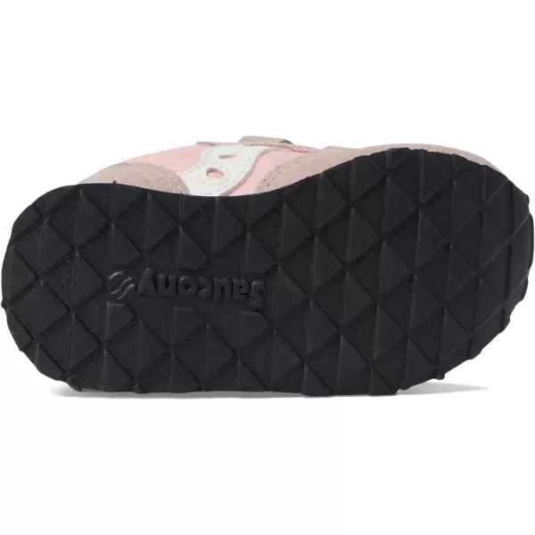 imageSaucony UnisexChild Baby Jazz Hook amp Loop SneakerGreyBlushCream