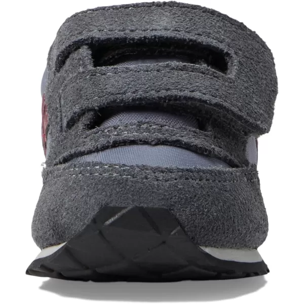 imageSaucony UnisexChild Baby Jazz Hook amp Loop SneakerGreyDark Red