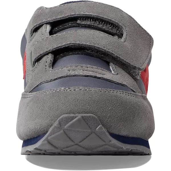 imageSaucony UnisexChild Baby Jazz Hook amp Loop SneakerGreyNavyRed