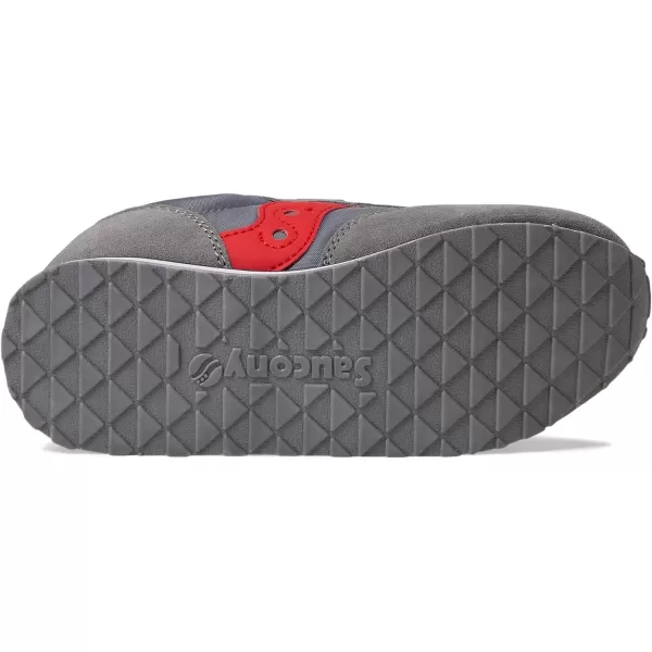 imageSaucony UnisexChild Baby Jazz Hook amp Loop SneakerGreyNavyRed