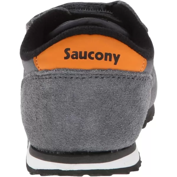 imageSaucony UnisexChild Baby Jazz Hook amp Loop SneakerGreyOrange