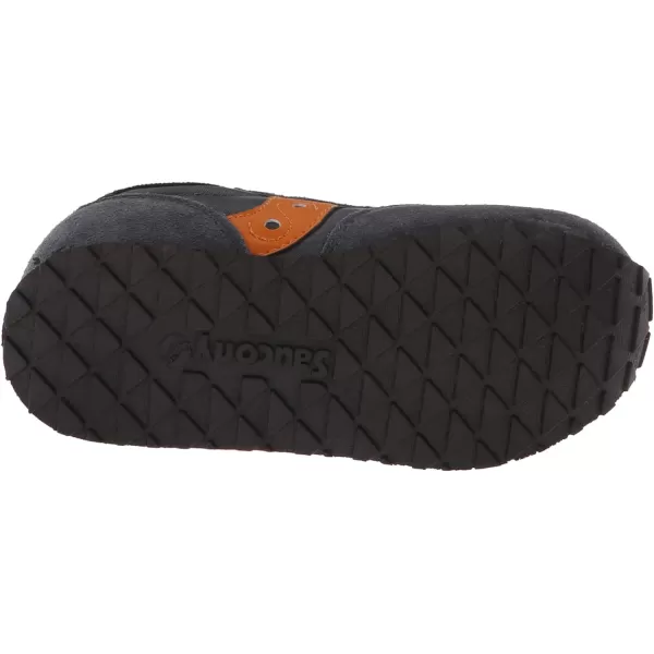 imageSaucony UnisexChild Baby Jazz Hook amp Loop SneakerGreyOrange