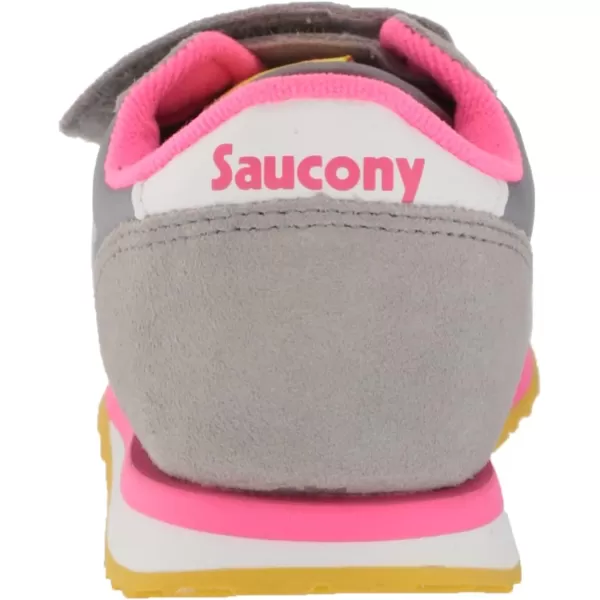 imageSaucony UnisexChild Baby Jazz Hook amp Loop SneakerGreyPink