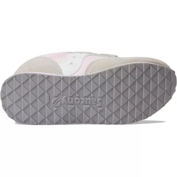 imageSaucony UnisexChild Baby Jazz Hook amp Loop SneakerGreyPinkWhite
