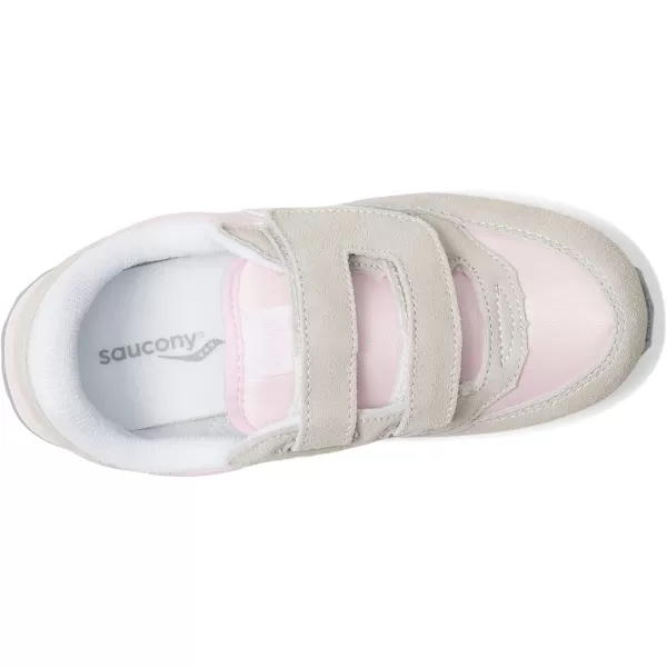 imageSaucony UnisexChild Baby Jazz Hook amp Loop SneakerGreyPinkWhite