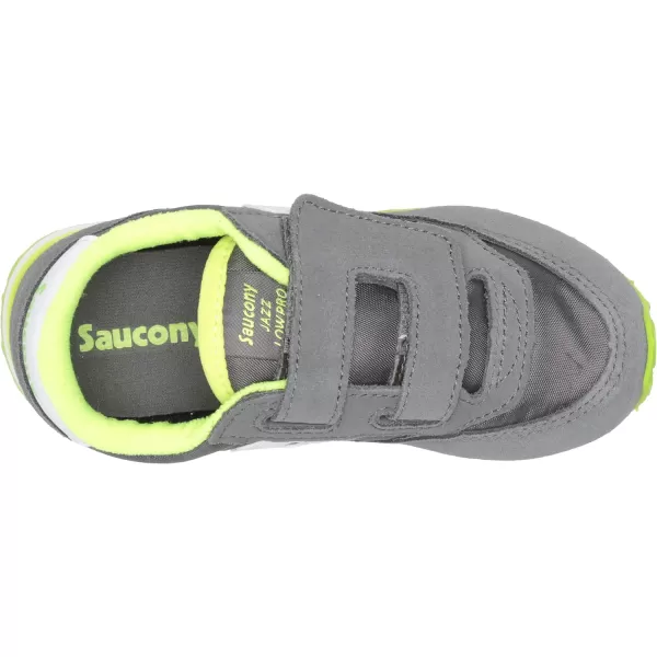 imageSaucony UnisexChild Baby Jazz Hook amp Loop SneakerGreyWhite