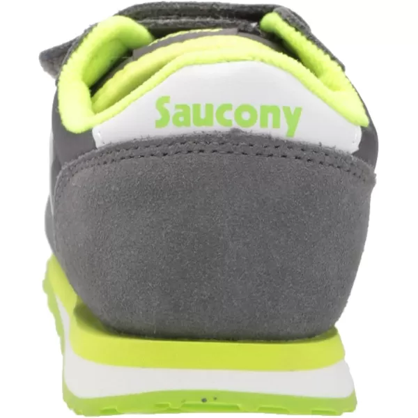 imageSaucony UnisexChild Baby Jazz Hook amp Loop SneakerGreyWhite