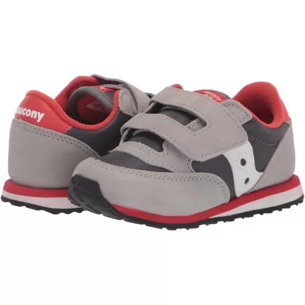 imageSaucony UnisexChild Baby Jazz Hook amp Loop SneakerGreyWhiteLava