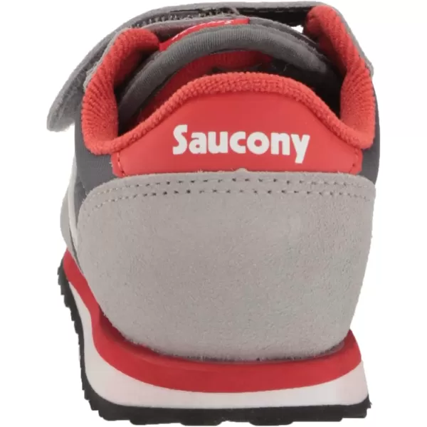imageSaucony UnisexChild Baby Jazz Hook amp Loop SneakerGreyWhiteLava