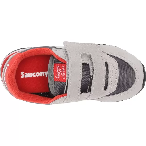 imageSaucony UnisexChild Baby Jazz Hook amp Loop SneakerGreyWhiteLava