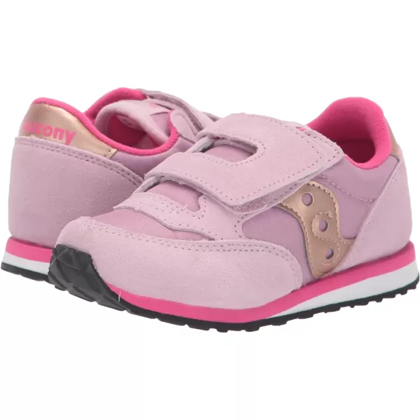 imageSaucony UnisexChild Baby Jazz Hook amp Loop SneakerMauvePink