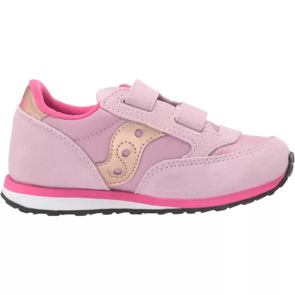 imageSaucony UnisexChild Baby Jazz Hook amp Loop SneakerMauvePink