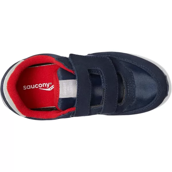 imageSaucony UnisexChild Baby Jazz Hook amp Loop SneakerNavyGreyRed