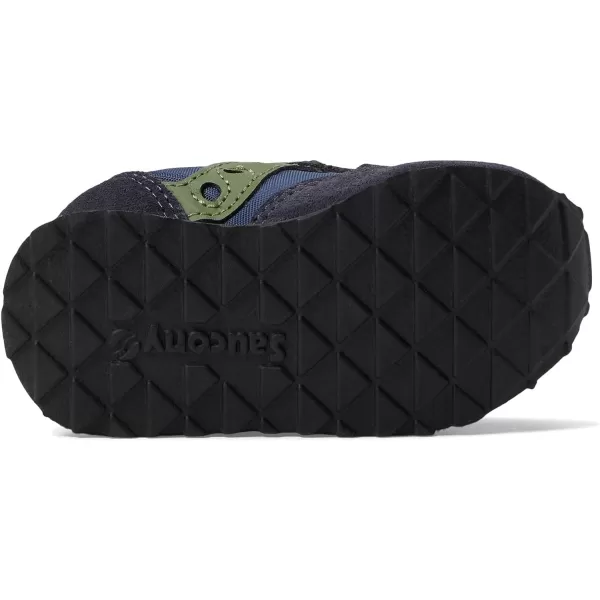 imageSaucony UnisexChild Baby Jazz Hook amp Loop SneakerNavyOlive