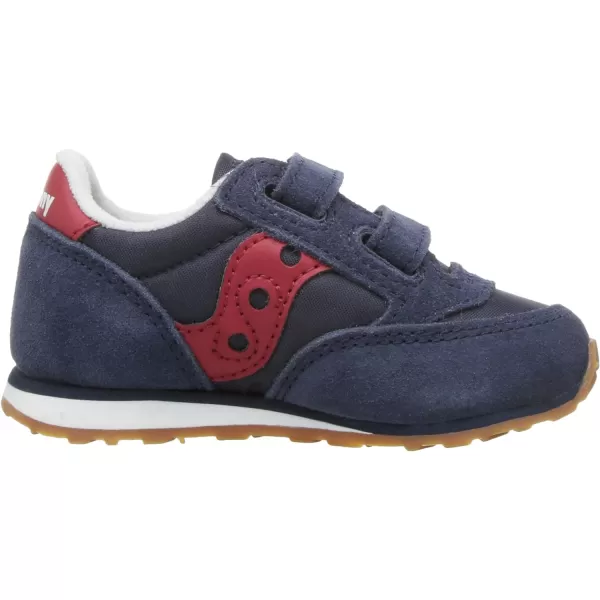 imageSaucony UnisexChild Baby Jazz Hook amp Loop SneakerNavyRed