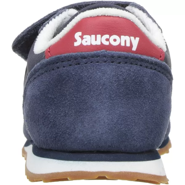 imageSaucony UnisexChild Baby Jazz Hook amp Loop SneakerNavyRed