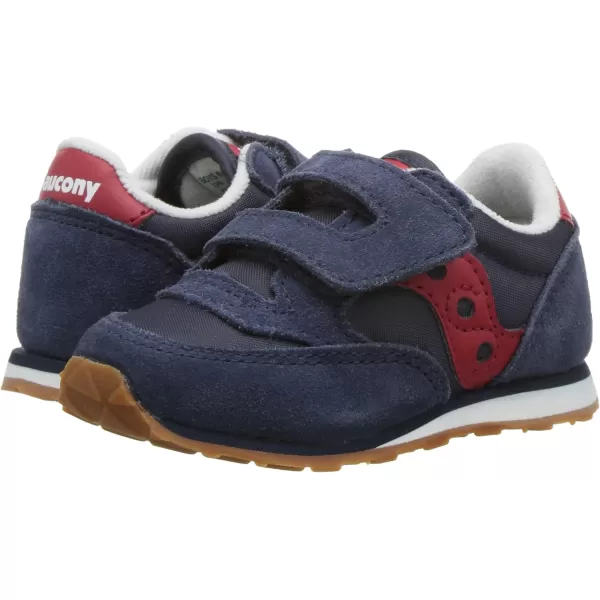 imageSaucony UnisexChild Baby Jazz Hook amp Loop SneakerNavyRed