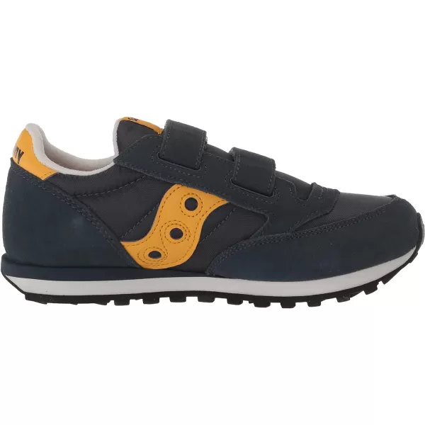 imageSaucony UnisexChild Baby Jazz Hook amp Loop SneakerNavyYellow