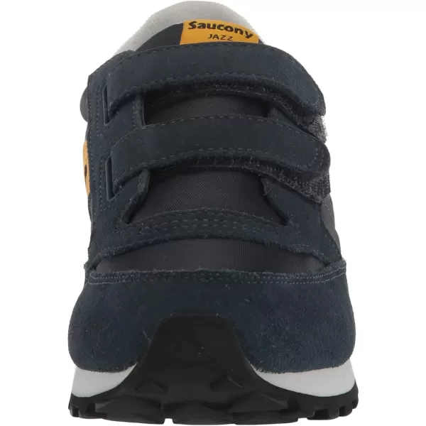 imageSaucony UnisexChild Baby Jazz Hook amp Loop SneakerNavyYellow