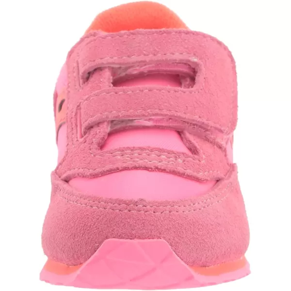 imageSaucony UnisexChild Baby Jazz Hook amp Loop SneakerPinkRed