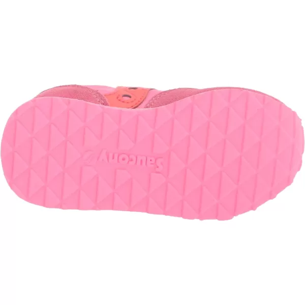 imageSaucony UnisexChild Baby Jazz Hook amp Loop SneakerPinkRed