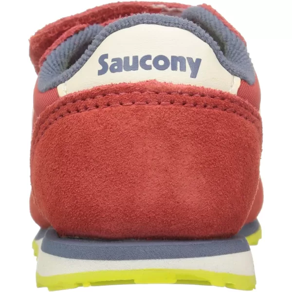 imageSaucony UnisexChild Baby Jazz Hook amp Loop SneakerRedBlueLime