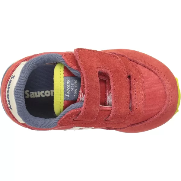 imageSaucony UnisexChild Baby Jazz Hook amp Loop SneakerRedBlueLime