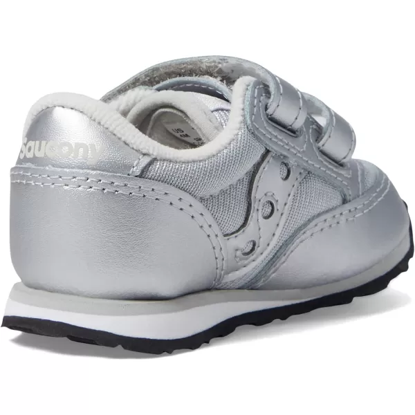 imageSaucony UnisexChild Baby Jazz Hook amp Loop SneakerSilver
